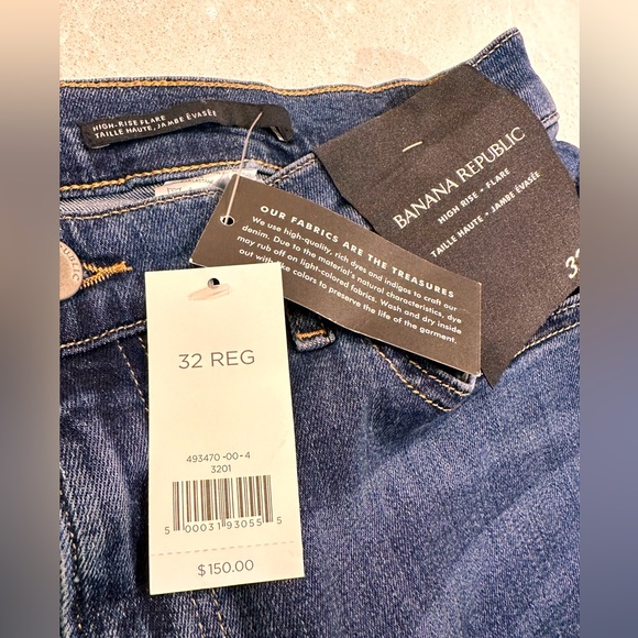 Banana republic, high-rise flare, jeans, brand new 🟢 - Picture 6 of 8